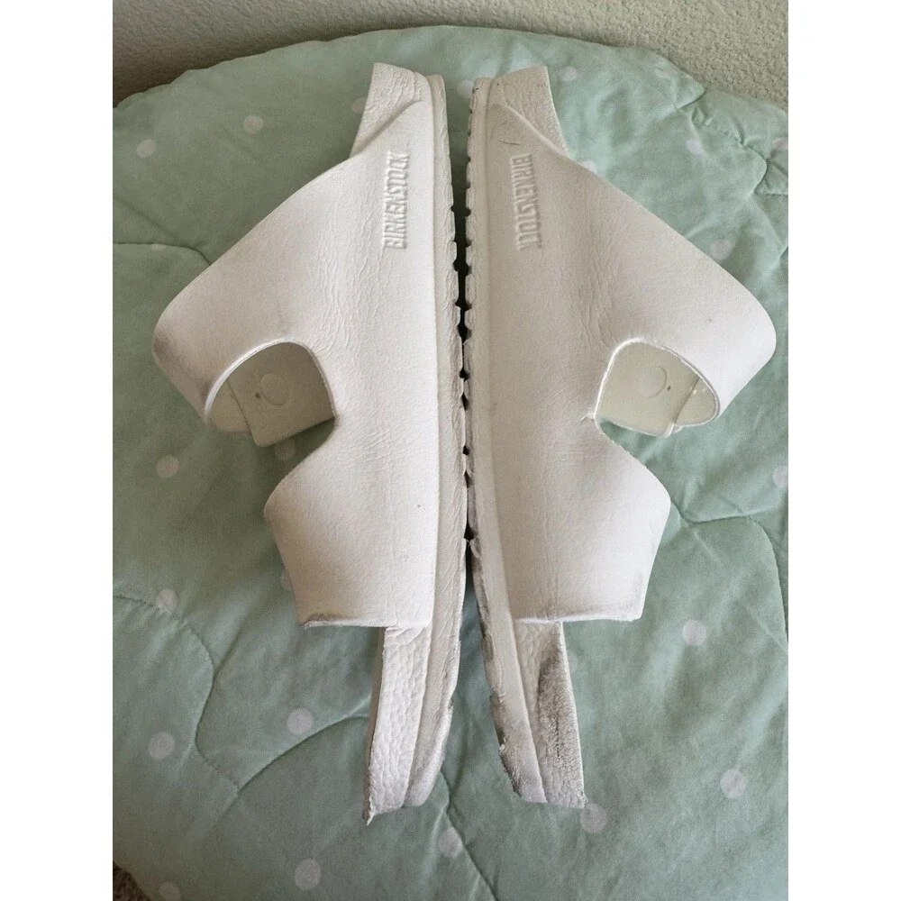 Birkenstock Arizona White EVA Slide Sandals Women's US 9 Standard Buckle Straps